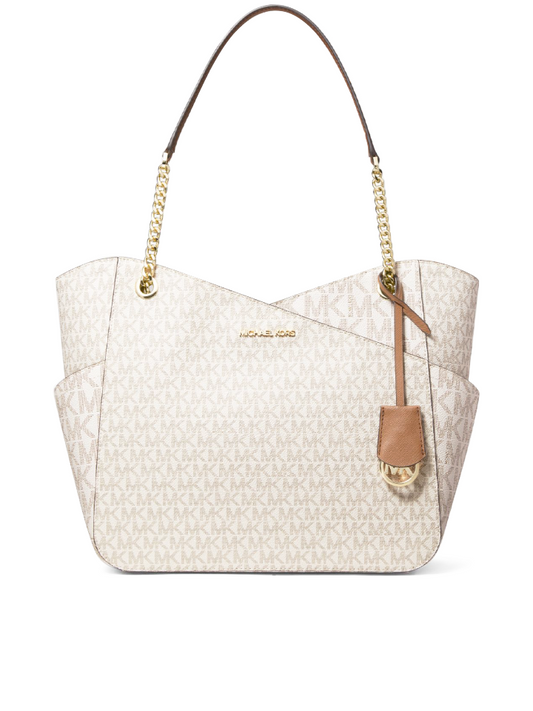 gambar-depan-Michael-Kors-Jet-Set-Large-Logo-Shoulder-Bag-Vanilla