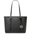 gambar-depan-Michael-Kors-Jet-Set-Travel-Small-Top-Zip-Shoulder-Tote-Black