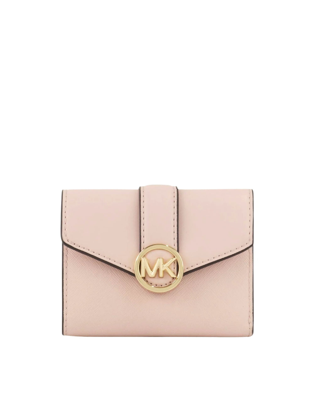 gambar-depan-Michael-Kors-Medium-Flap-Bilfold-Wallet-Faux-Leather-Blush-Pink