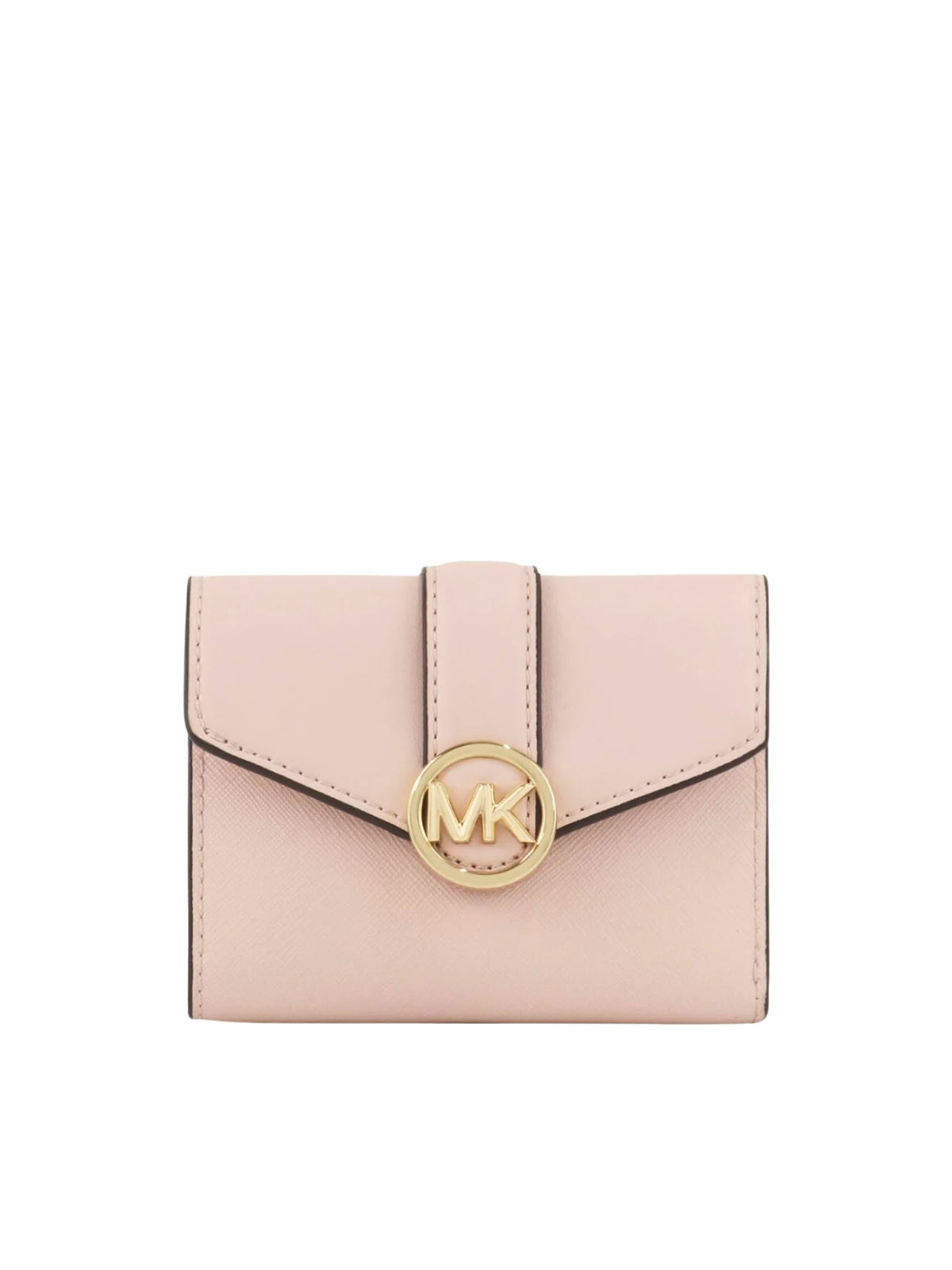 gambar-depan-Michael-Kors-Medium-Flap-Bilfold-Wallet-Faux-Leather-Blush-Pink