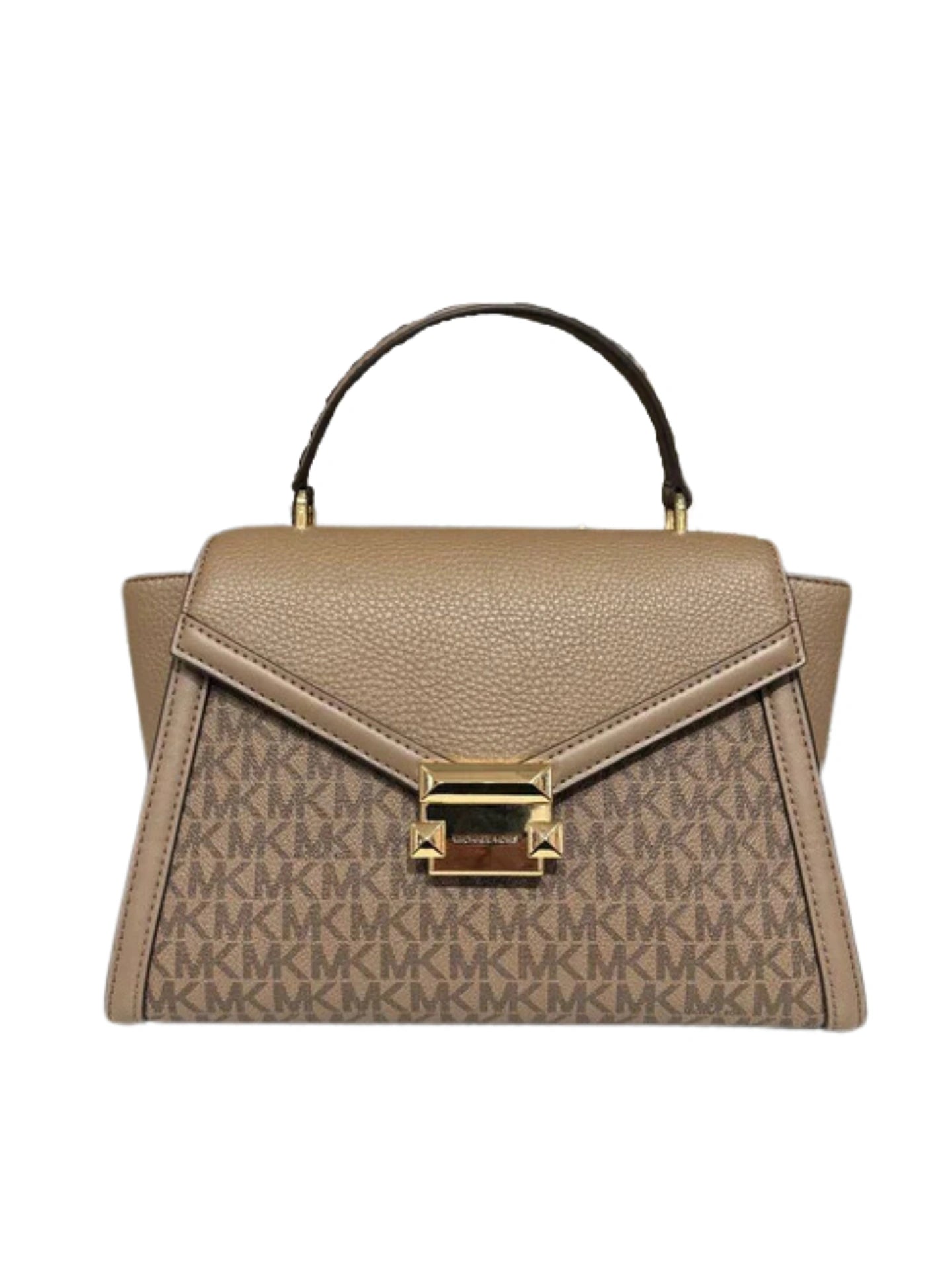 Michael Kors Whitney Medium Flap Top Handle Satchel Bag Dusk