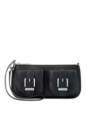 gambar-depan-Michael-Kors-Zoe-Small-Pebbled-Leather-Pochette-Black