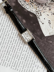 gambar-depan-Seiko-SWR107P1-Classic-Women-Quartz-Leather-Strap-Watch-Silver-Black-balilene