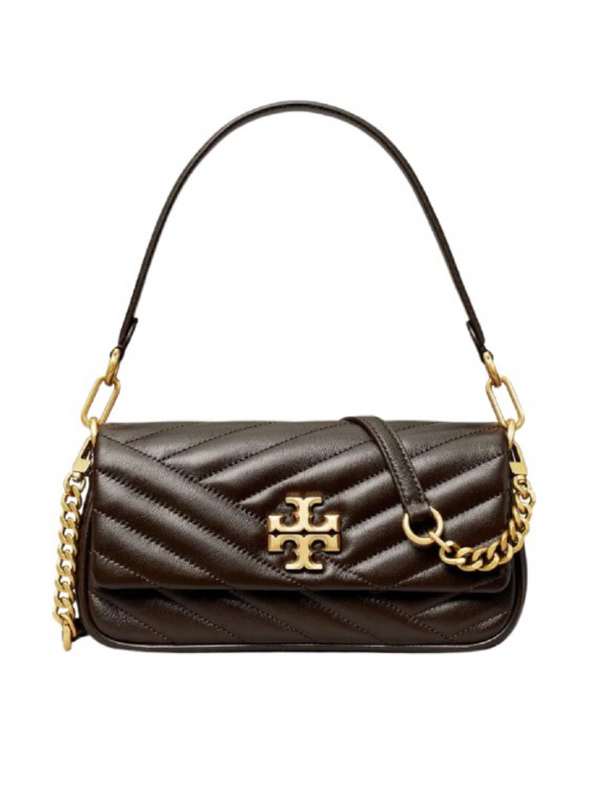Tory Burch Kira Quilted Leather Camera Shoulder Bag In Brie