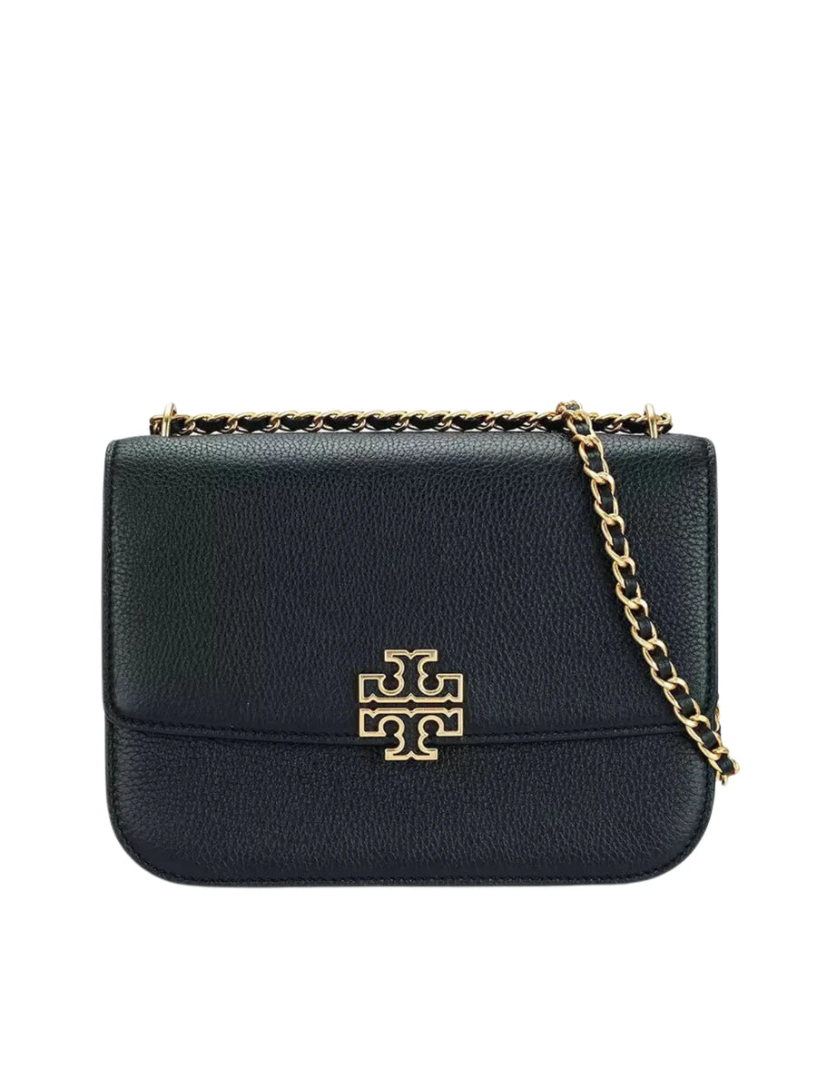 Tory Burch Britten Medium Adjustable Shoulder Bag Black – Balilene