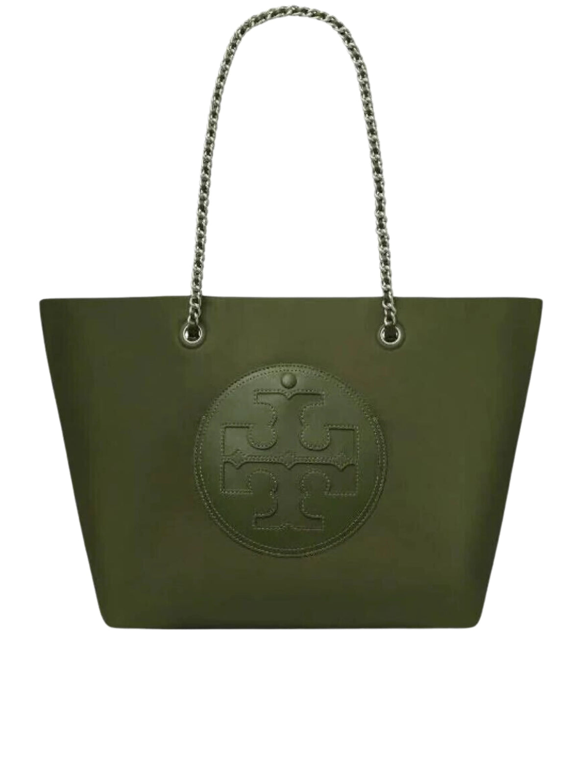 gambar-depan-Tory-Burch-Ella-Chain-Tote-Olive-Green