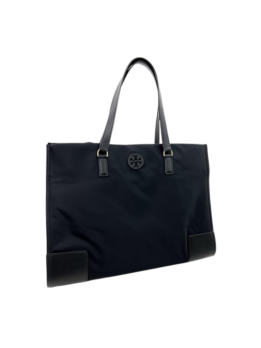 Tory Burch Ella Nylon Large Tote Bag Black – Balilene