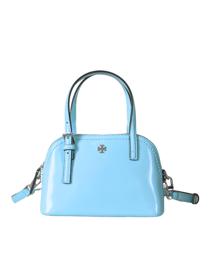 gambar-depan-Tory-Burch-Emerson-Patent-Dome-Satchel-Light-Celeste