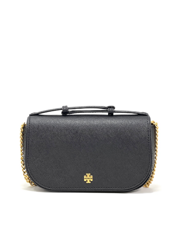 Tory Burch Emerson Color Block Camera Bag Navy Blue 