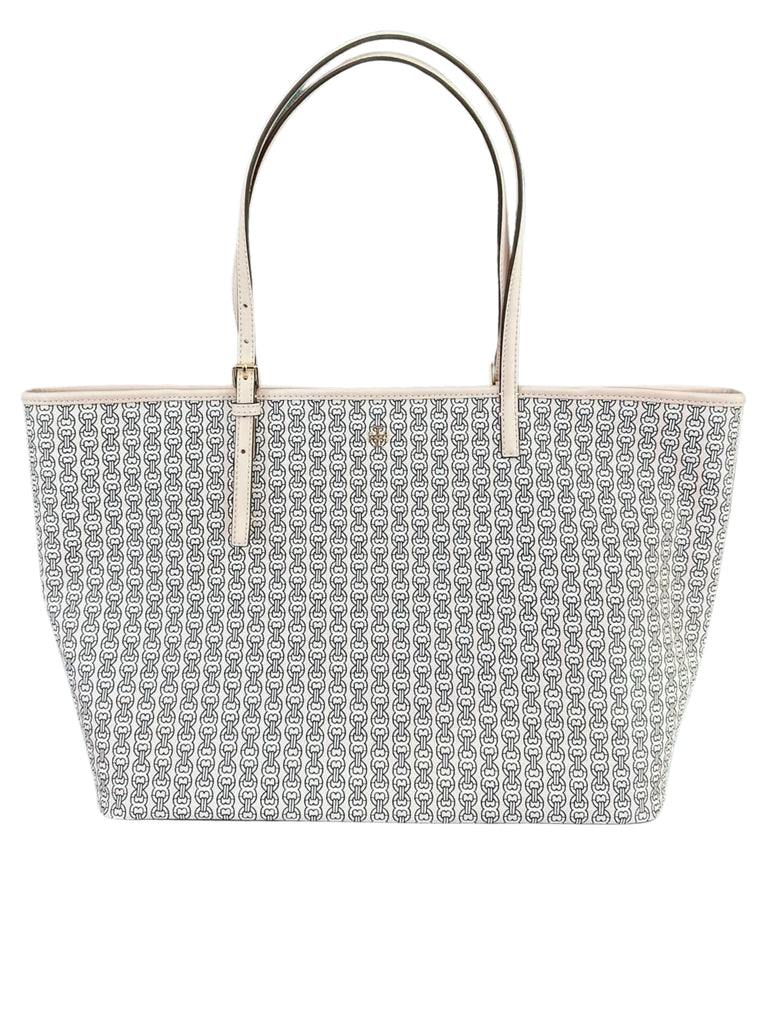 Tory Burch Gemini Link Tote New Ivory – Balilene