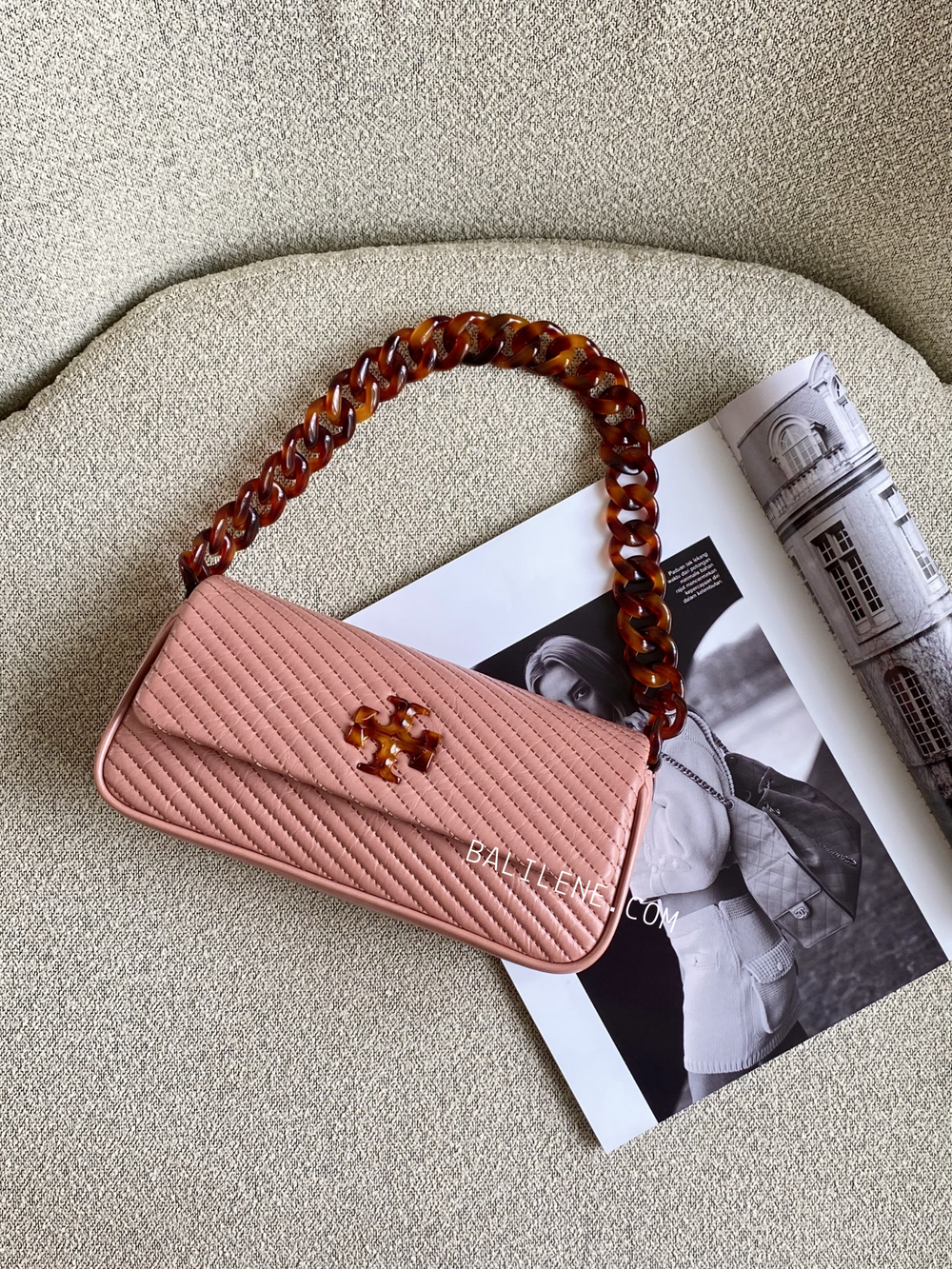 gambar-depan-Tory-Burch-Kira-Moto-Quilt-Small-Flap-Leather-Shoulder-Bag-Pink-Magnolia-balilene