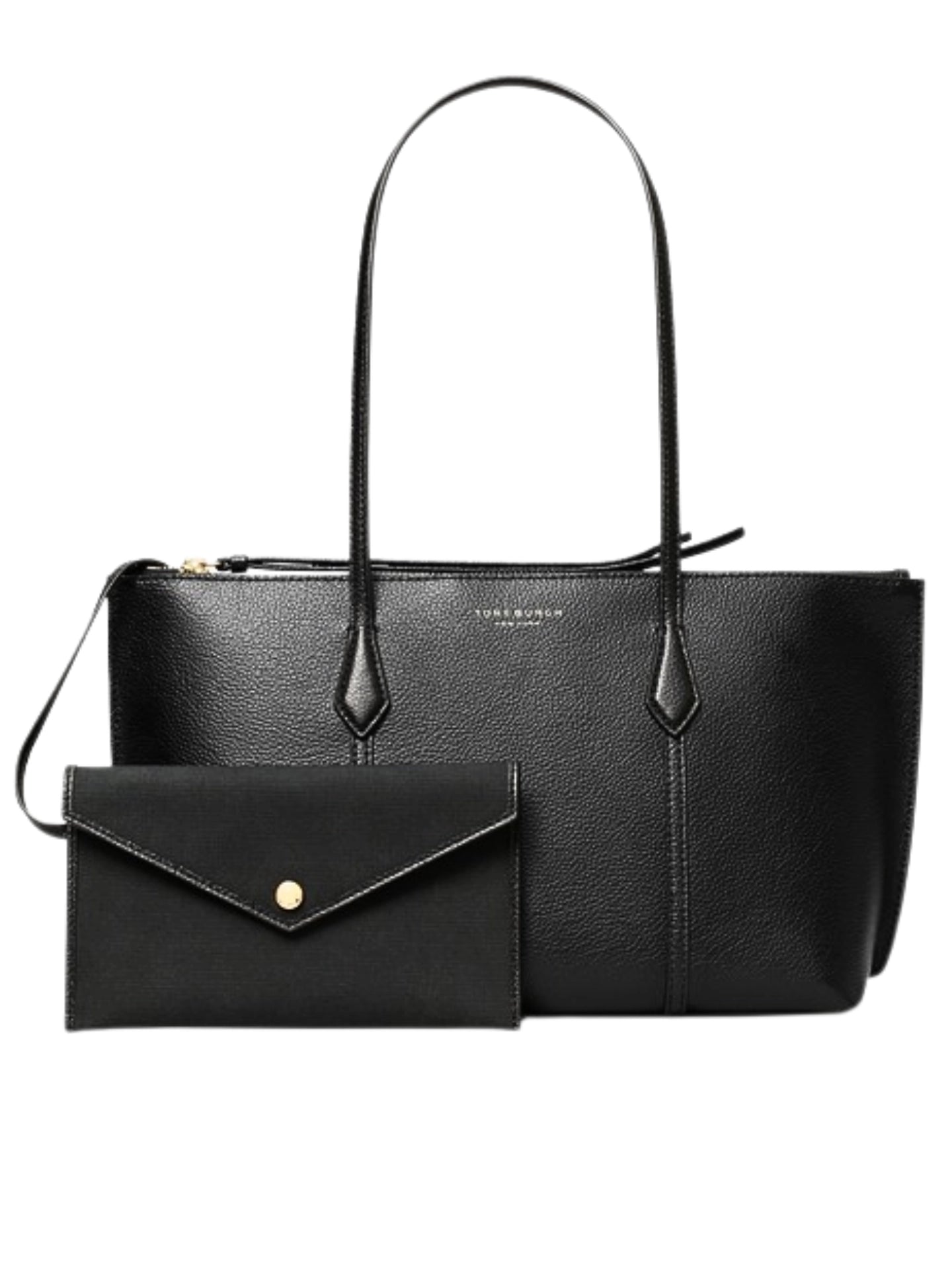 gambar-depan-Tory-Burch-Perry-Small_Zip-Tote-Bag-Black