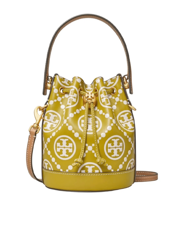 Tory Burch Bag T Monogram Contrast Embossed Tote - Leccio