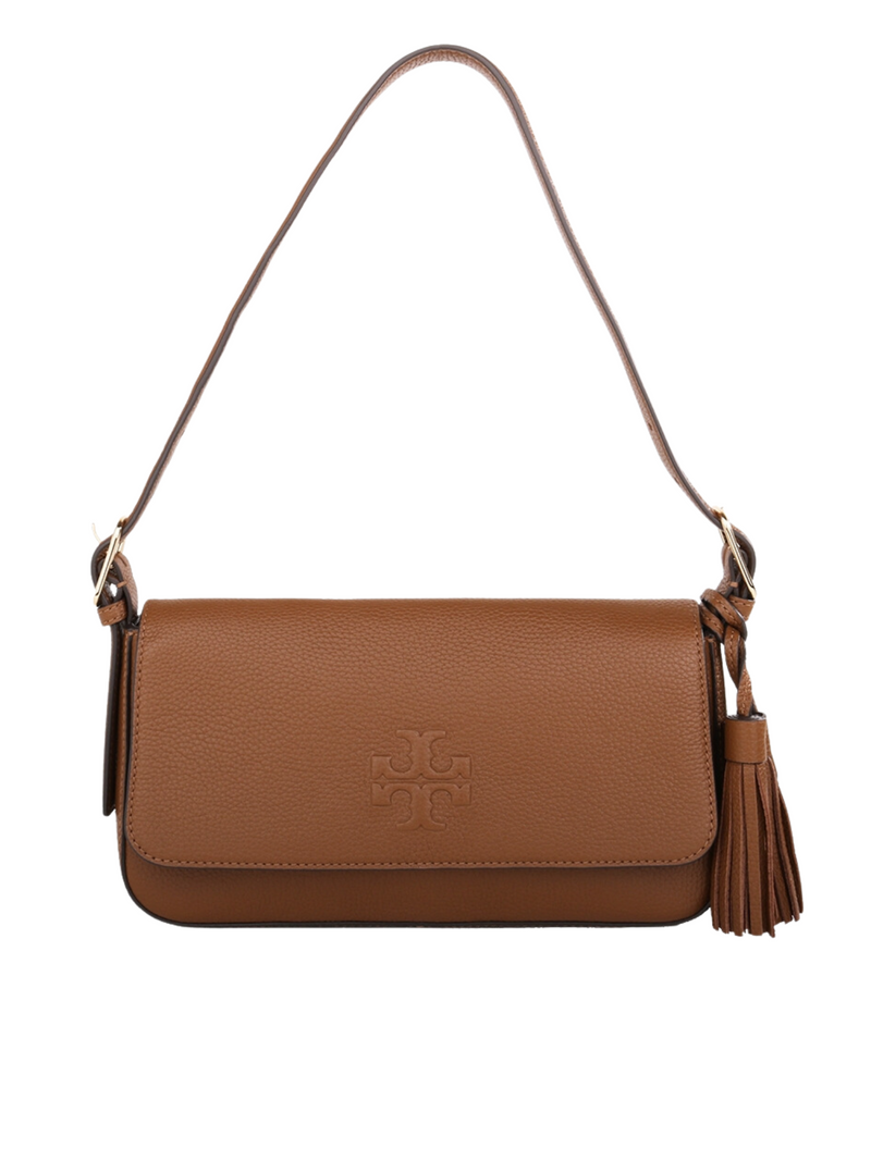 Tory Burch 134848 Thea Flap Shoulder Bag Moose