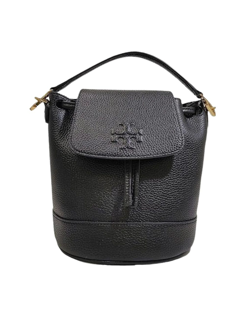 gambar-depan-Tory-Burch-Thea-Mini-Bucket-Backpack-Black