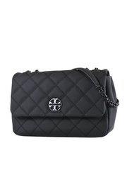 Tory Burch Willa Matte Shoulder Bag Black
