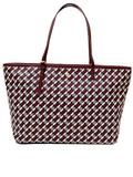 gambar-depan-Tory- Burch- Geo -Logo- Zip- Tote -Crimson -Red- Logo -Allover