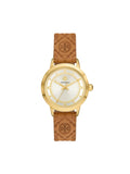 gambar-depan-Toy-Burch-Goldtone-Stainless-Steel-_-Monogram-Leather-Strap-WatchWEBP