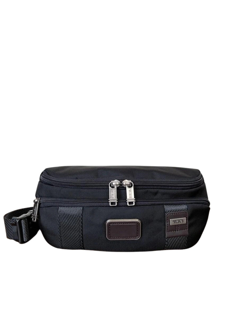 gambar-depan-Tumi-Alpha-Bravo-Milton-Belt-Bag-Black