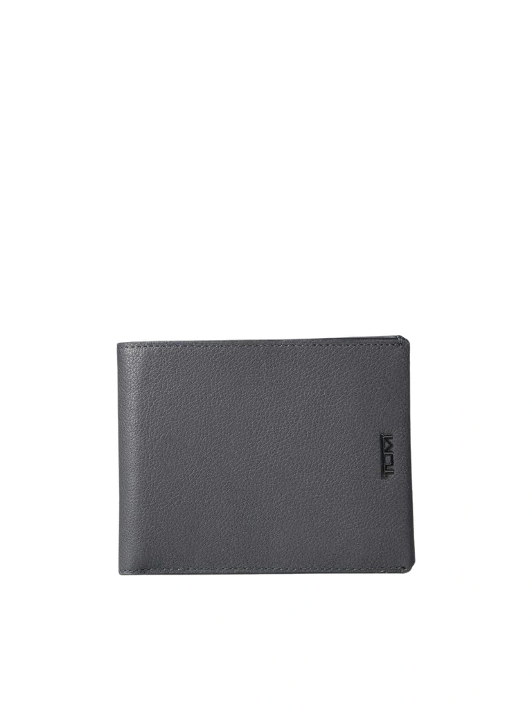 gambar-depan-Tumi-Nassau-SLG-Double-Billfold-Wallet-Grey-Textured