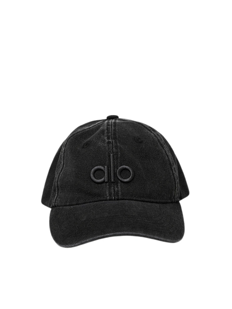 gambar-depan1-Alo-Yoga-Washed-Off-Duty-Cap-Vintage-Black