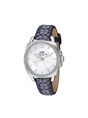 gambar-depan1-Coach-Boyfriends-Monogram-Blue-Fabric-Strap-WatchWEBP