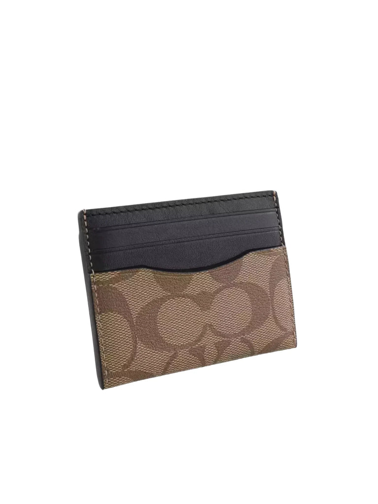 Coach ID Card Signature Canvas Tan – Balilene