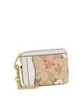 gambar-depan1-Coach-Zip-Card-Case-In-Signature-Canvas-With-Flower-Printed-Light-Khaki-Chalk-Multi