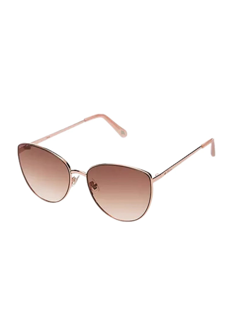 Fossil X82528 Cat Eye Sunglasses Rose Gold Balilene