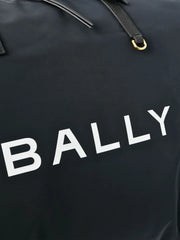 gambar-detail-Bally-Logo-Print-Tote-Bag-Black