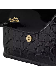 gambar-detail-Coach-Klare-Crossbody-Bag-In-Signature-Patent-Leather-Black