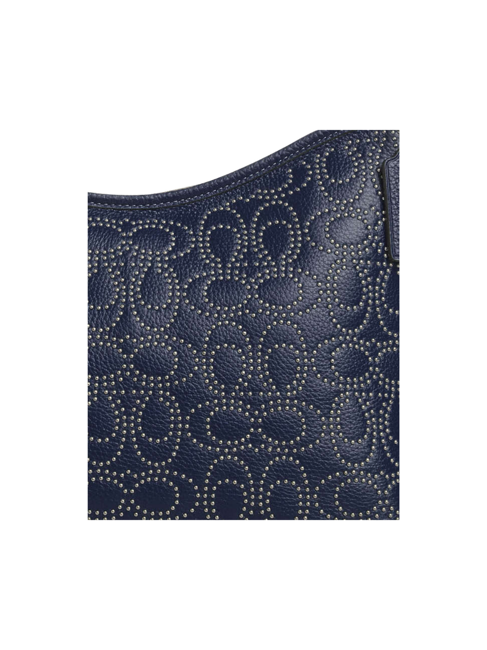 gambar-detail-Coach-Laurel-Shoulder-Bag-With-Signature-Rivets-True-Navy