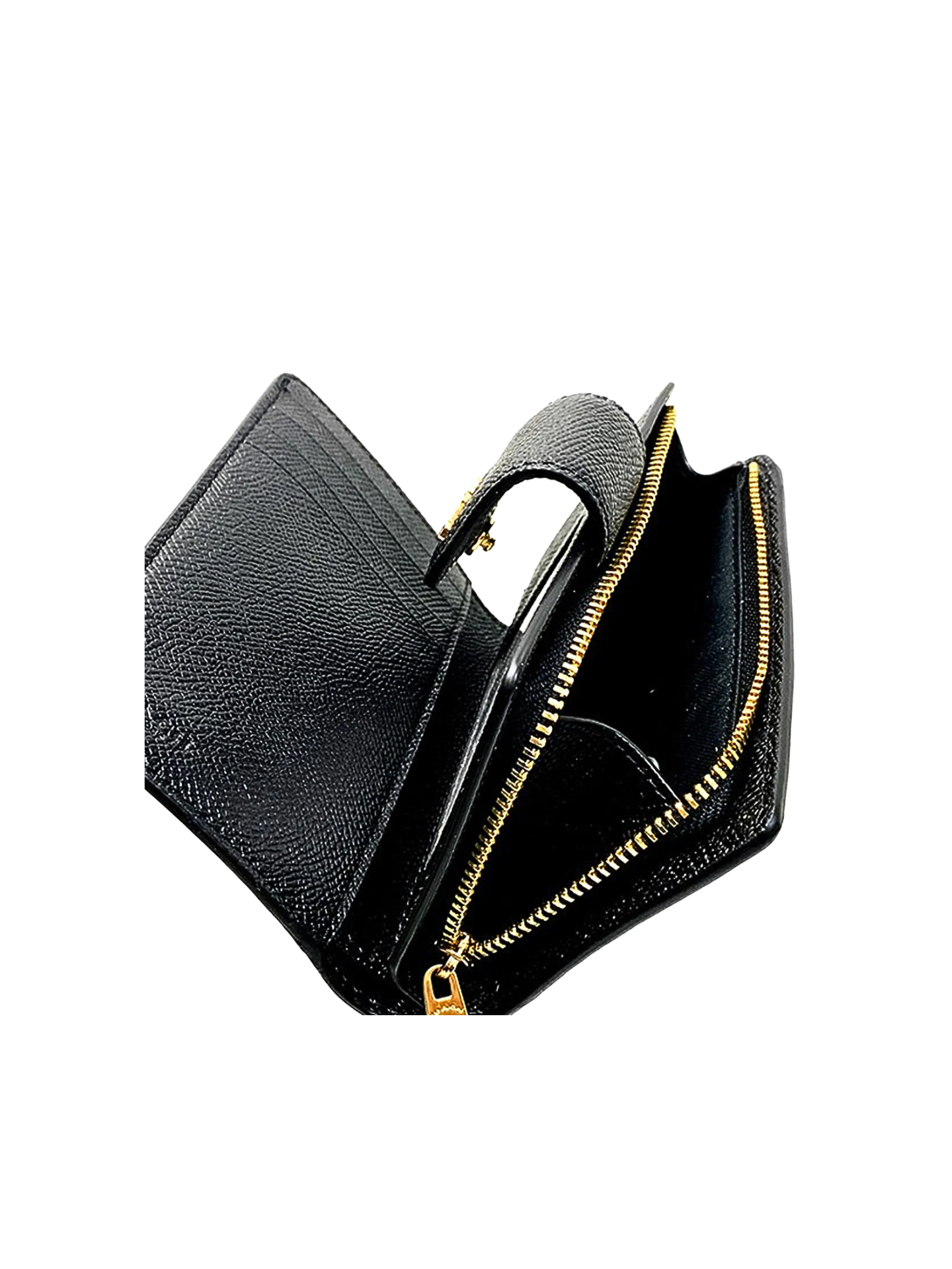 gambar-detail-Coach-Medium-Corner-Zip-Wallet-Black