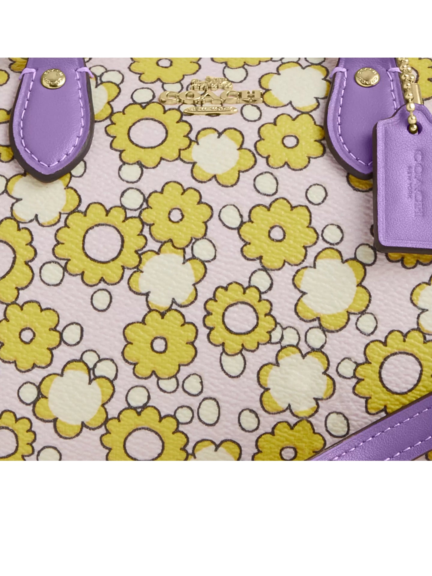 gambar-detail-Coach-Mini-Rowan-Crossbody-Bag-With-Floral-Print-Lilac-Multi