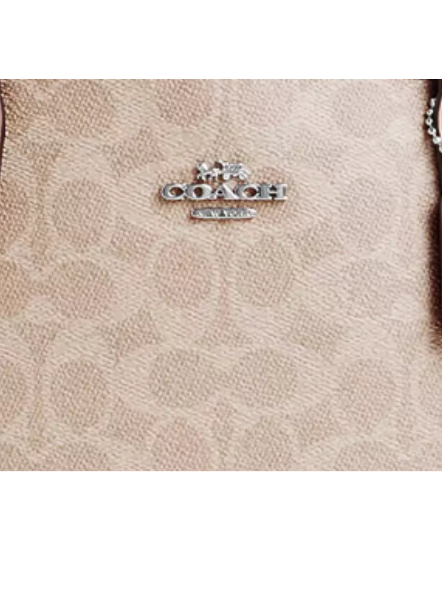 gambar-detail-Coach-Small-City-Tote-Bag-In-Signature-Canvas-Sand-Taupe