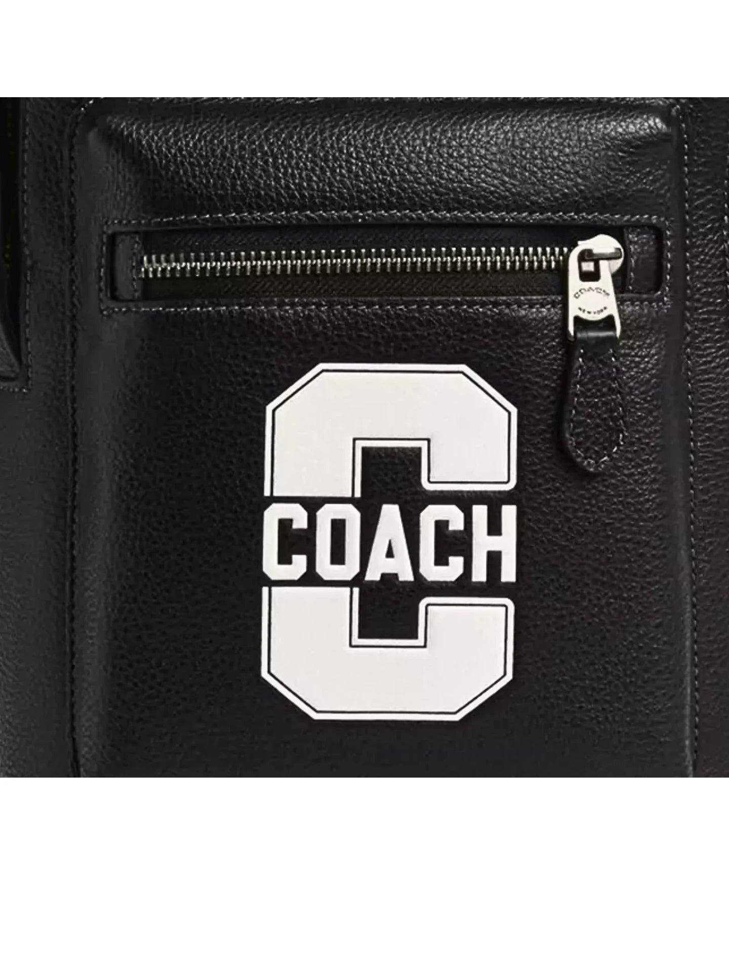 gambar-detail-Coach-West-Pack-With-Varsity-Motif-Black-Chalk