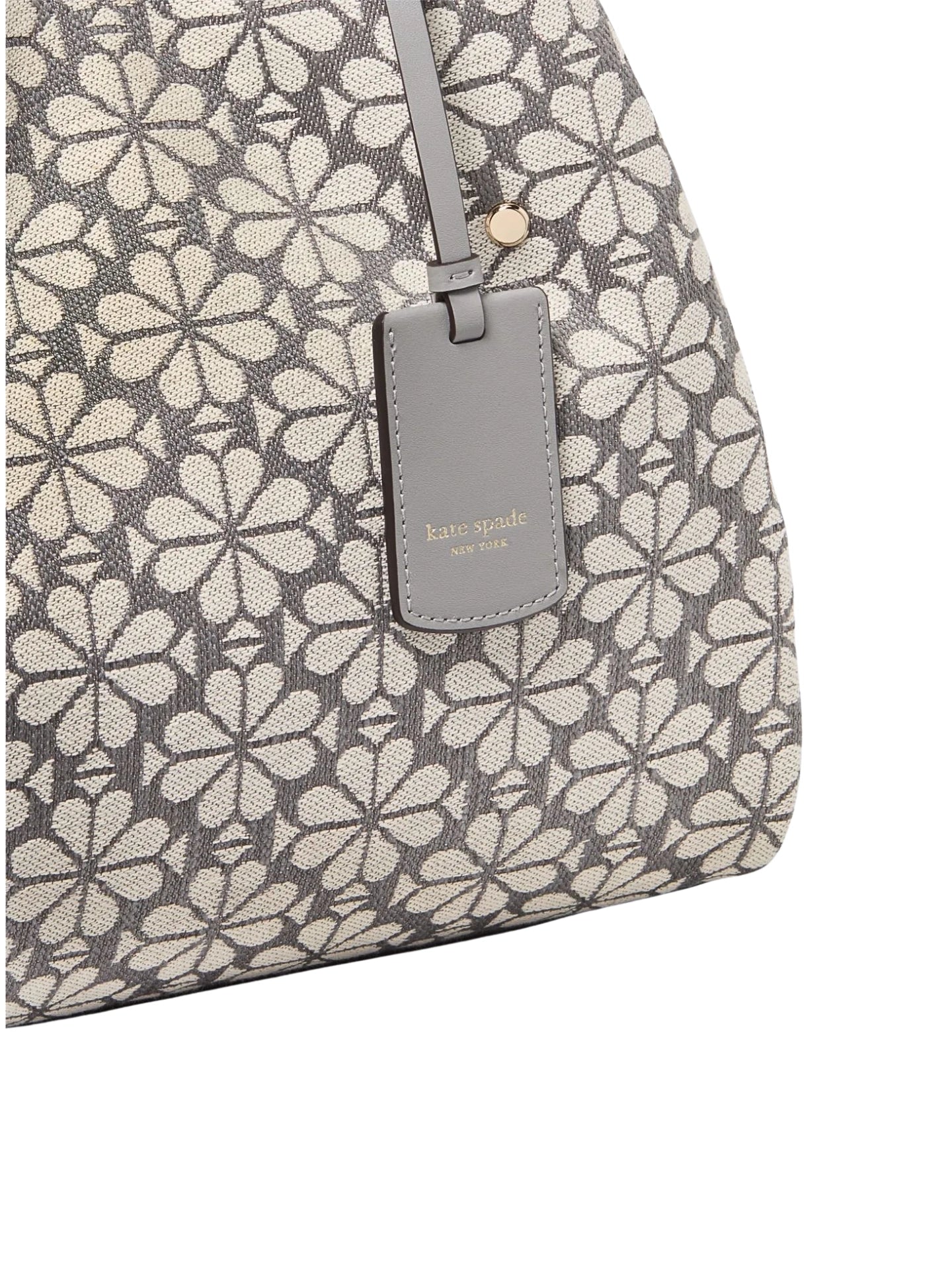 gambar-detail-Kate-Spade-Flower-Jacquard-Medium-Everything-Tote-Bag-Grey-Multi