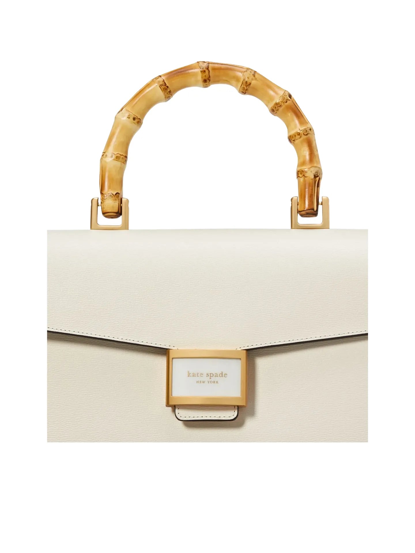 gambar-detail-Kate-Spade-Katy-Bamboo-Medium-Top-Handle-Halo-White