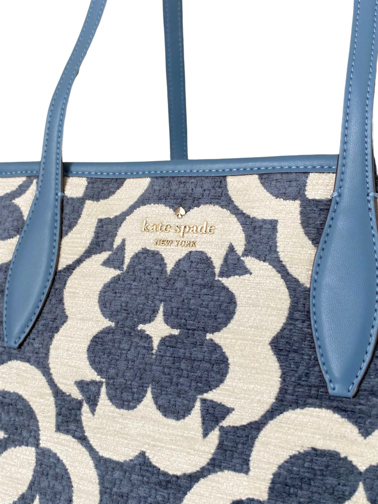 gambar-detail-Kate-Spade-Spade-Flower-Market-Tote-Chenille-Manta-Blue