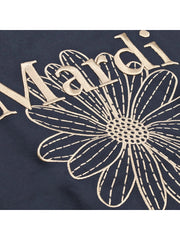 gambar-detail-Mardi-Mercredi-Sweatshirt-Flowermardi-Needlework-Navy-Taupe