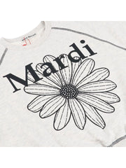 gambar-detail-Mardi-Mercredi-Sweatshirt-Raglan-Flowermardi-Oatmeal-Black