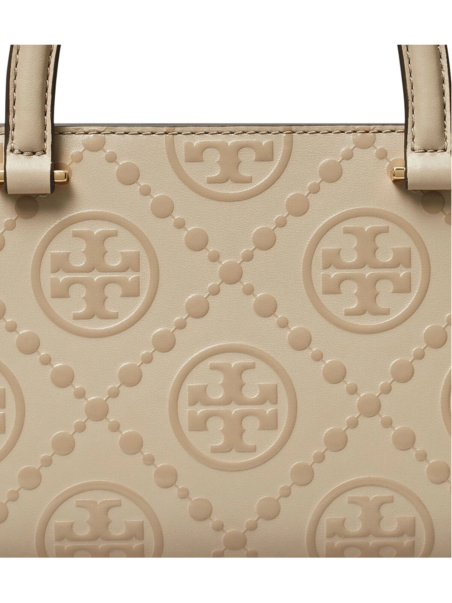 gambar-detail-Tory-Burch-T-Monogram-Embossed-Small-Rectangular-Tote-Bag-Fresh-Clay