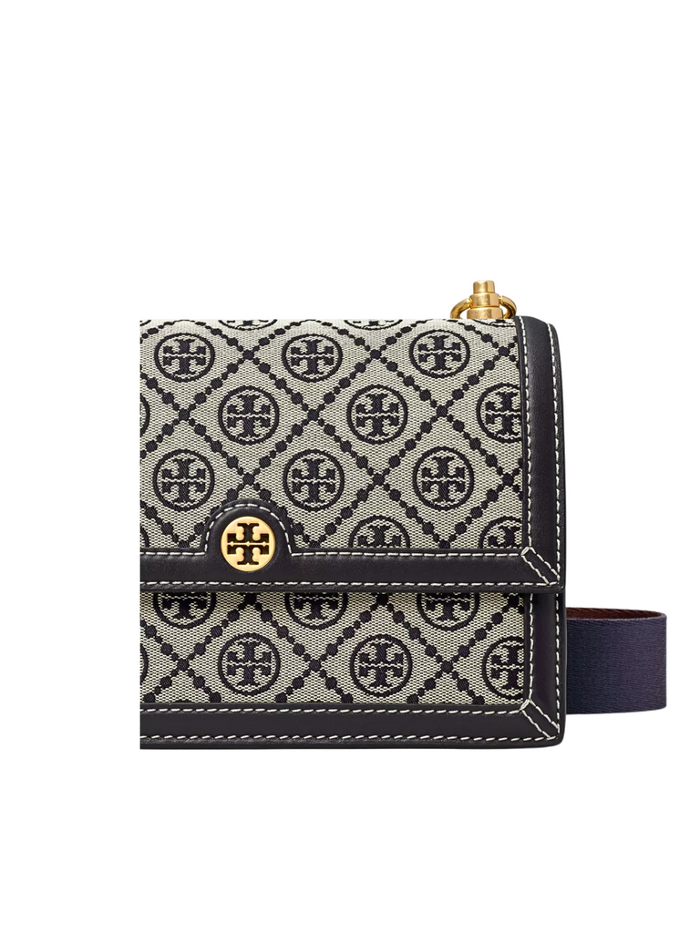 gambar-detail-Tory-Burch-T-Monogram-Small-Jacquard-Shoulder-Bag-Tory-Navy