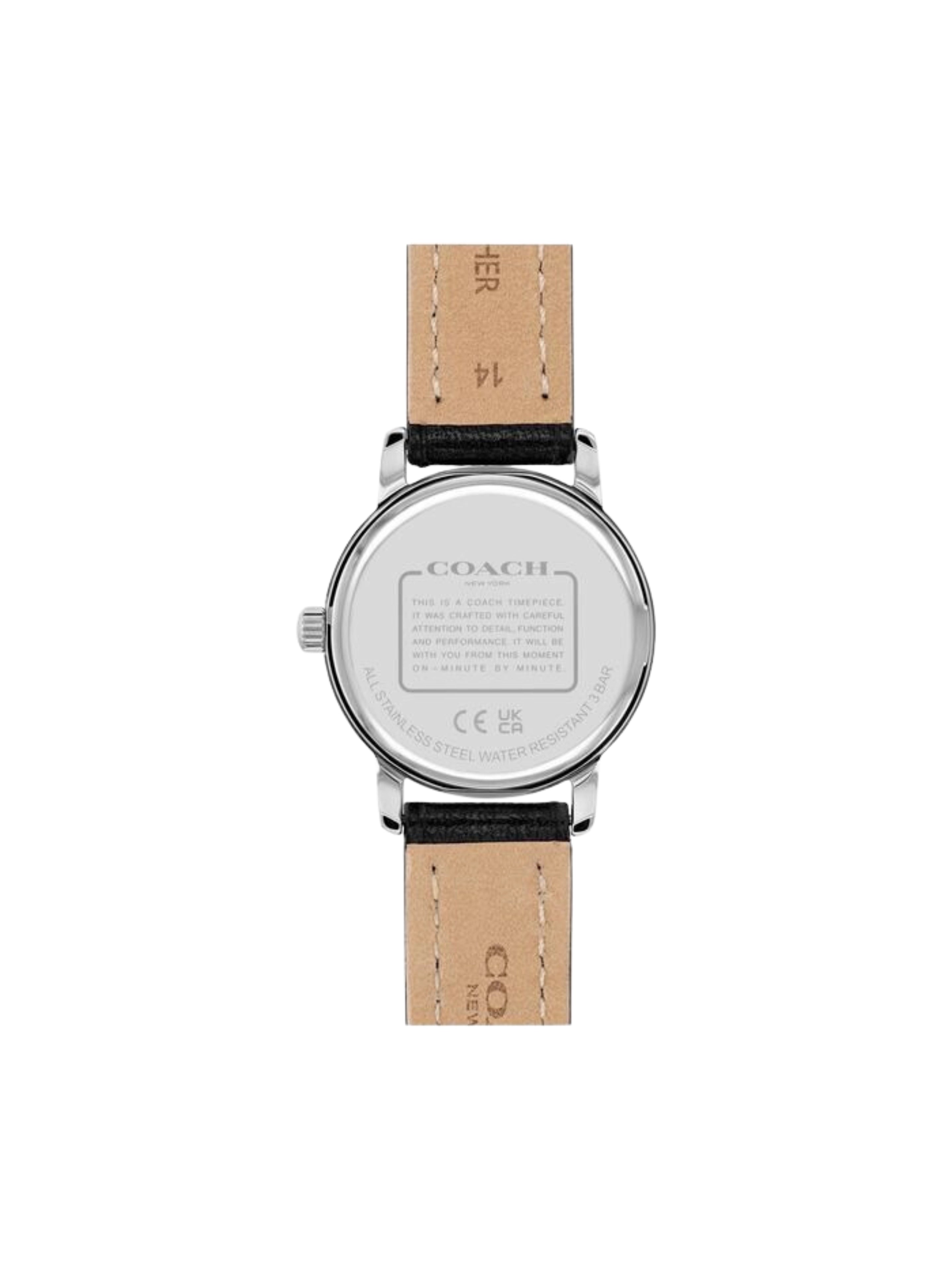 gambar-detail-belakang-Coach-Women-Grand-28mm-Case-Black-Leather-Strap-Watch