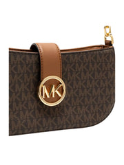 gambar-logo-Michael-Kors-Carmen-Small-Bag-Pouchette-Brown