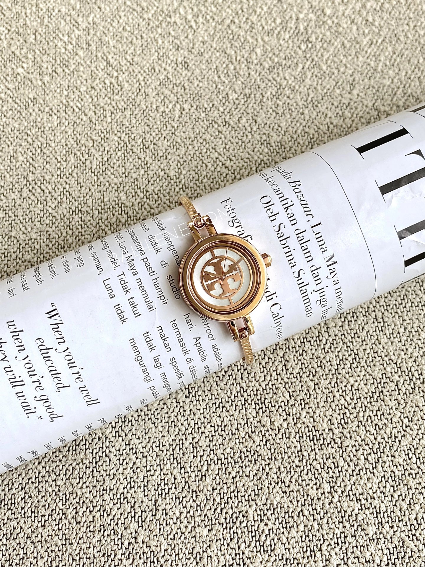 Tory Burch TBW4037 Reva Rose Gold Watch