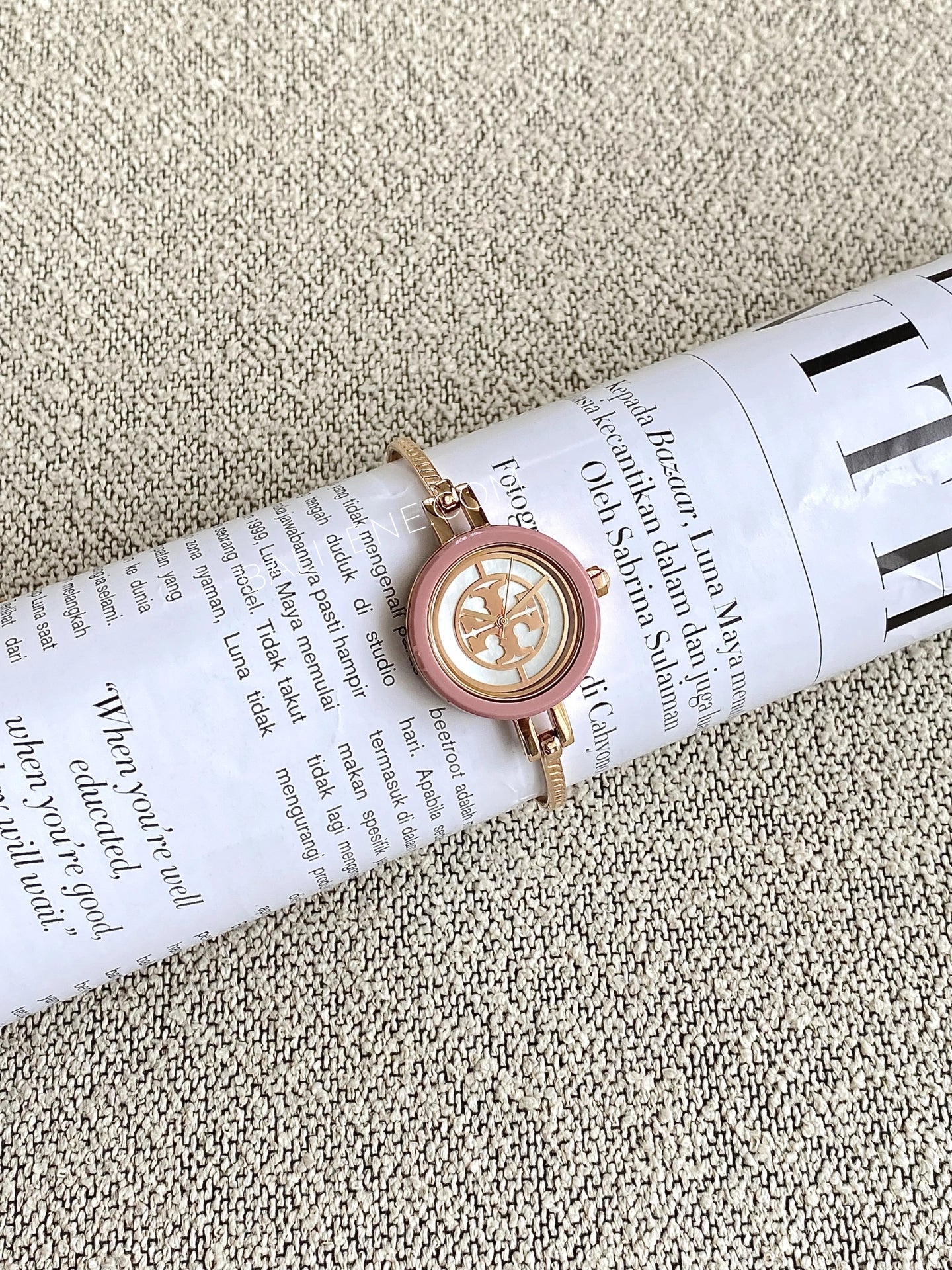 Tory Burch TBW4037 Reva Rose Gold Watch