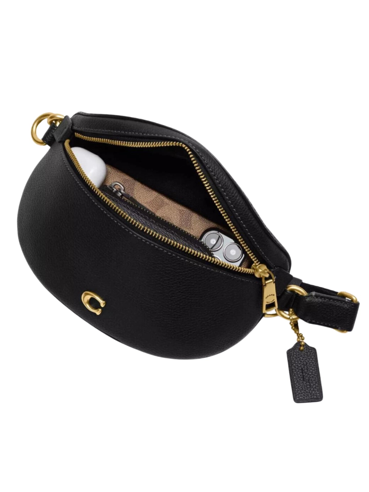 Coach Bethany Belt Bag In Pebbled Leather Black – Balilene Coach Bethany Belt Bag In Pebbled Leather Black – Balilene