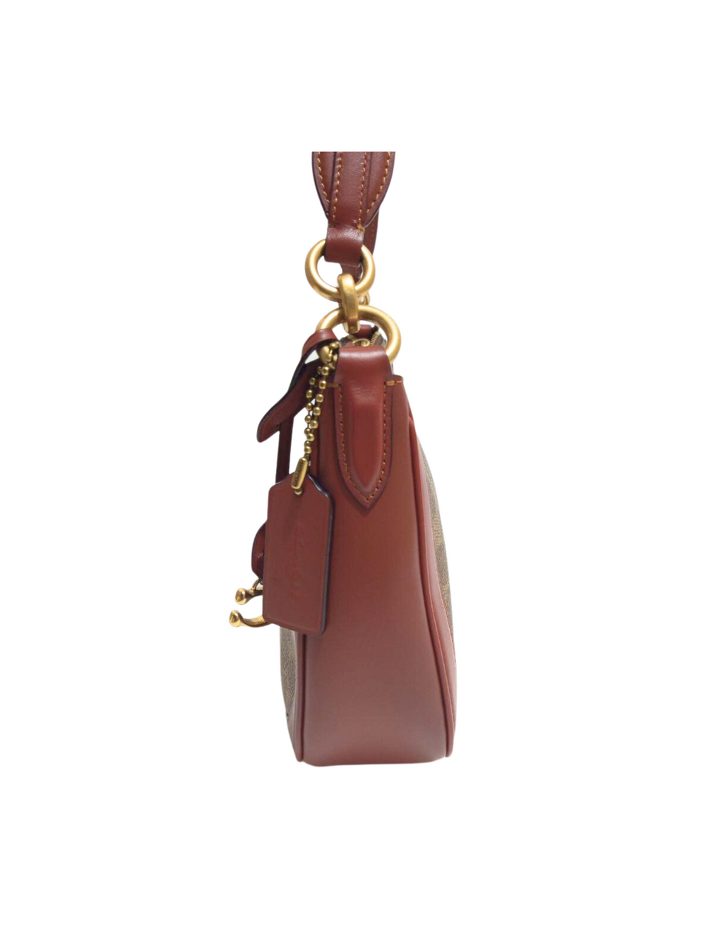 gambar-samping-Coach-Eksklusif-Nordstrom-Signature-Coated-Canvas-Sutton-Crossbody-Bag-Tan-Rust