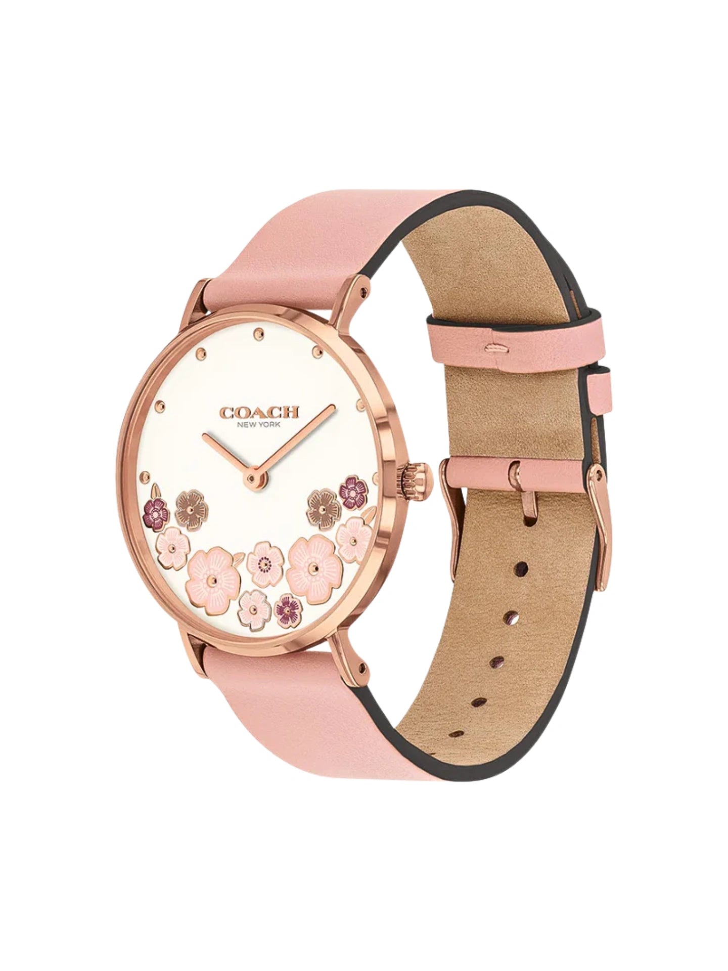 gambar-samping-Coach-Perry-Pink-Leather-36mm-Flower-Quartz-Women_s-Watch